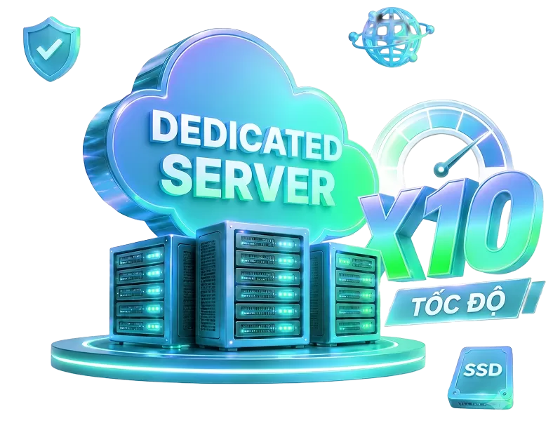 Dedicated Server X10 tốc độ SSD